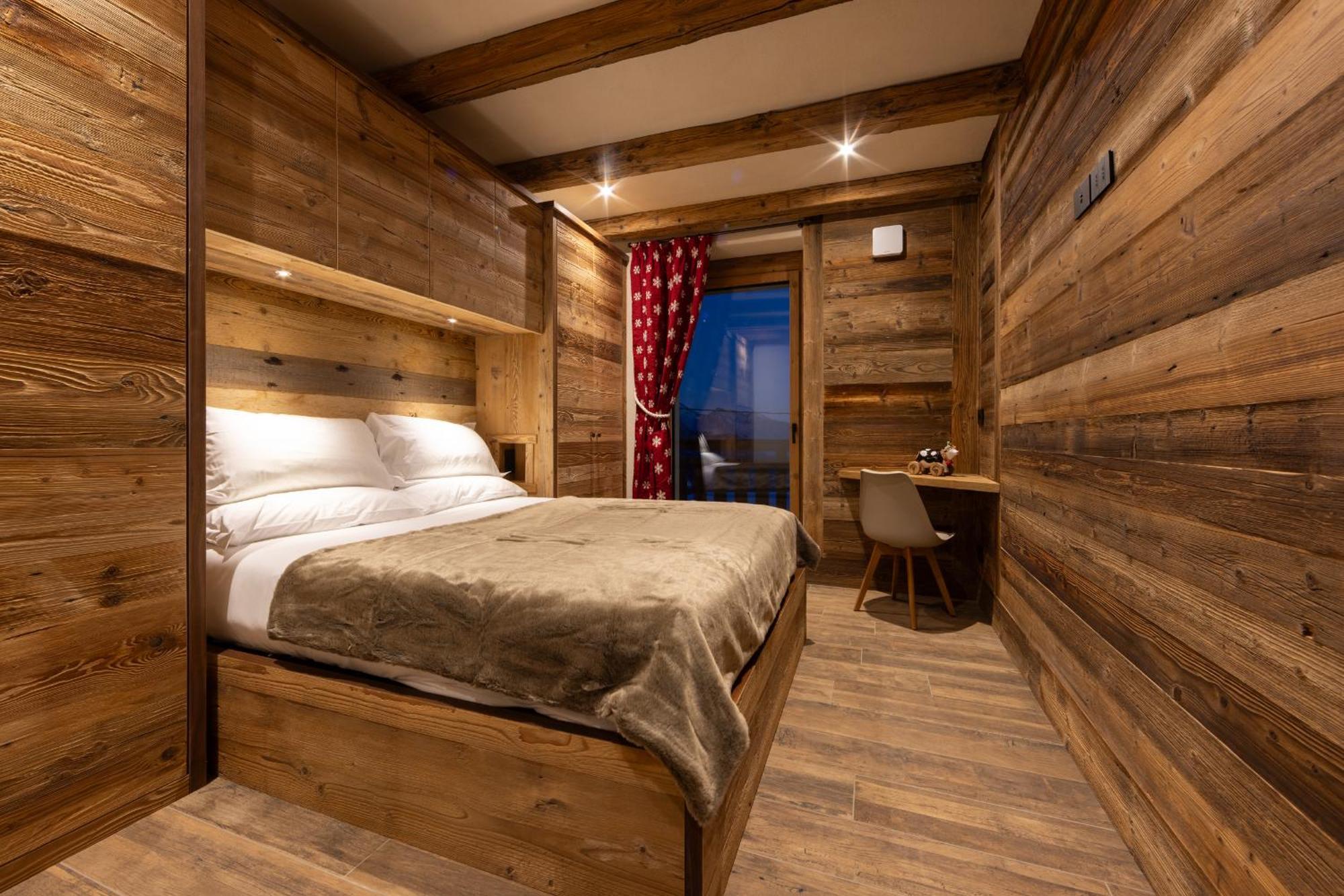 Les Reves Des Montagnards, Appartements De Charme Torgnon Exterior foto